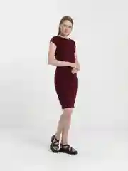 Багровый платье женское