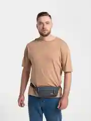 Хром сумка на пояс мужская, спортивная, полиэстер, 34 х 11, 2 дизайна