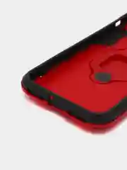 Красный чехол противоударный с кольцом и магнитом для iPhone 7 8 X XS XR 11 12 13 14 pro max айфон
