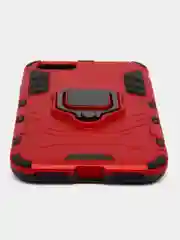 Красный чехол противоударный с кольцом и магнитом для iPhone 7 8 X XS XR 11 12 13 14 pro max айфон