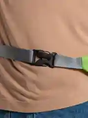 Салатовый сумка на пояс мужская, спортивная, полиэстер, 34 х 11, 2 дизайна