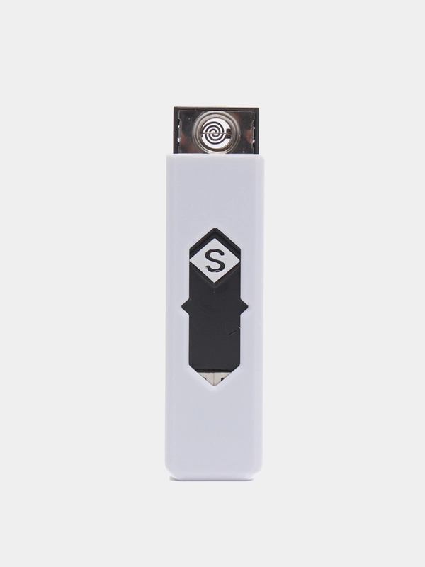 Электронная зажигалка USB, спиральная, ветрозащитная, без огня