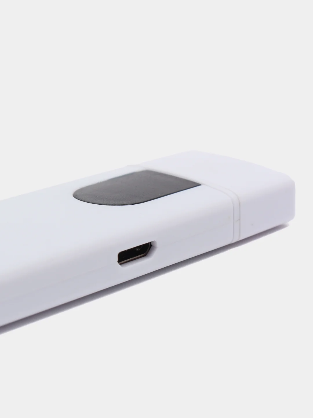 Белый электронная зажигалка с кабелем micro USB, с сенсорной кнопкой