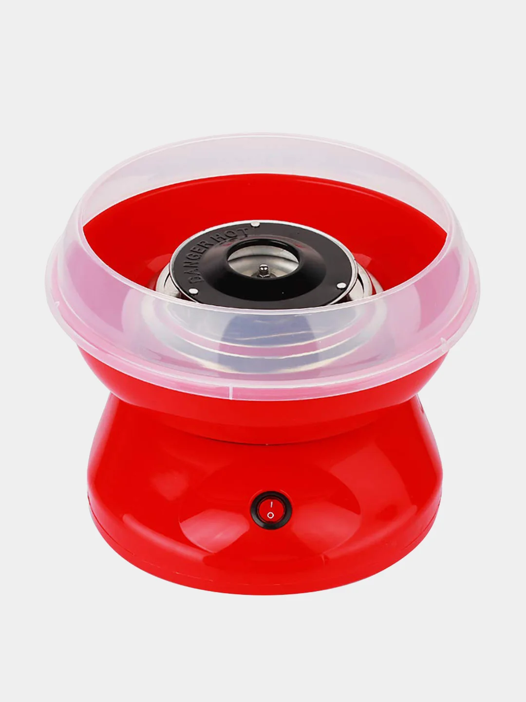 Красный аппарат для приготовления сахарной ваты дома Cotton Candy Maker