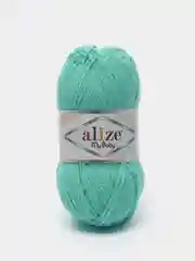 Тёмно-бирюзовый пряжа детская Alize (Ализе) My Baby, 5 штук, акрил, 50 г, 150 м