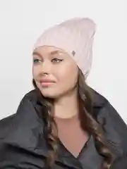 Конфетный шапка вязаная, весенняя