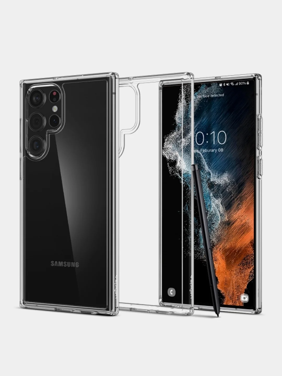 Чехол Samsung Galaxy S22 Ultra, Самсунг Галакси С22 Ультра прозрачный, силиконовый