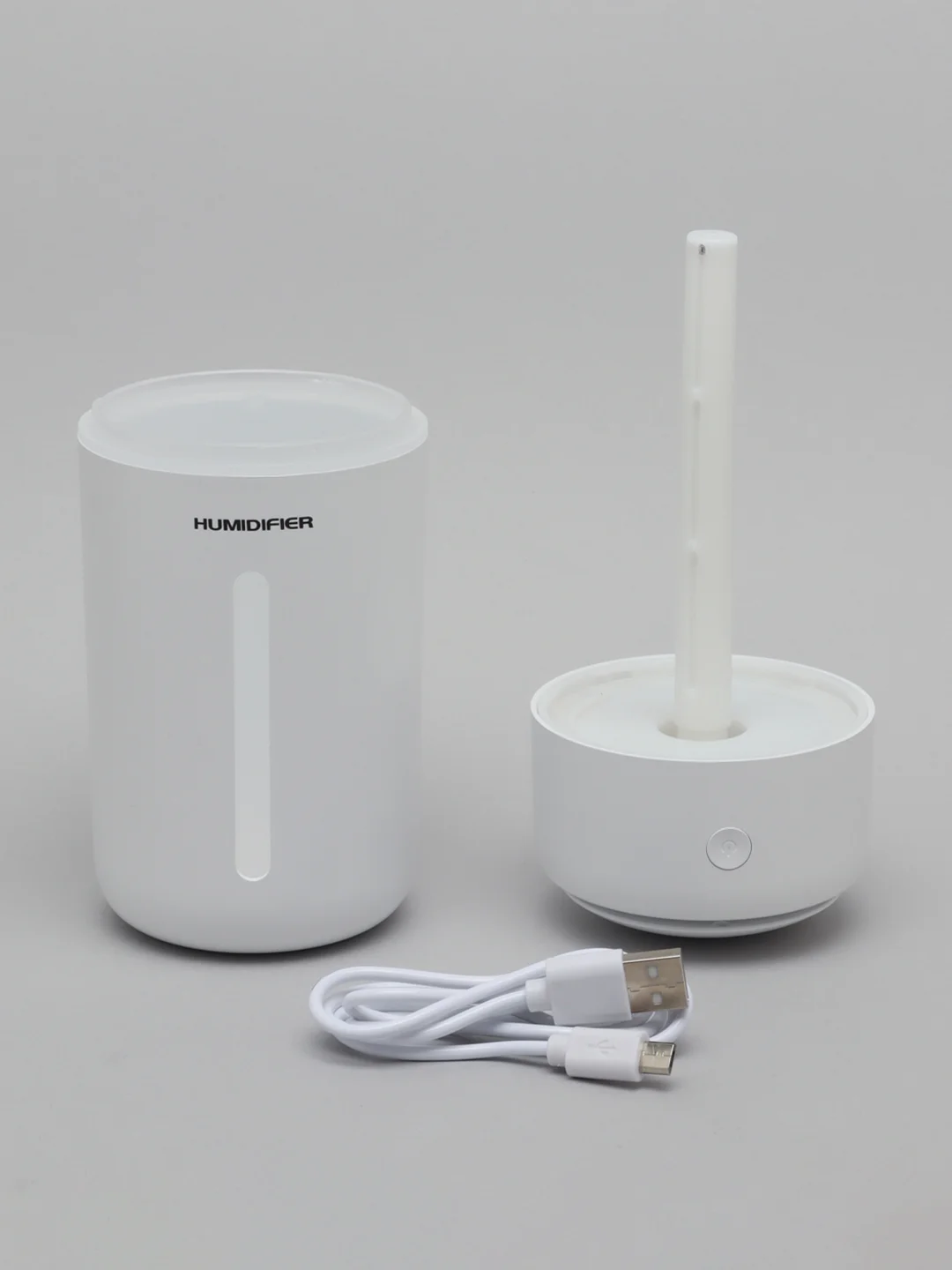 Белый увлажнитель воздуха аромадиффузор Humidifier с аккумулятором