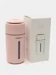 Розовый увлажнитель воздуха аромадиффузор Humidifier с аккумулятором