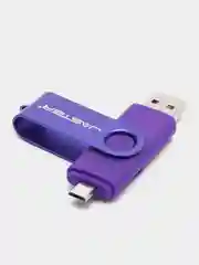 Пурпурный usb флеш-накопитель 3 в 1 для телефона и ПК 8, 16, 32, 64, 128 Гб, флешка Jaster
