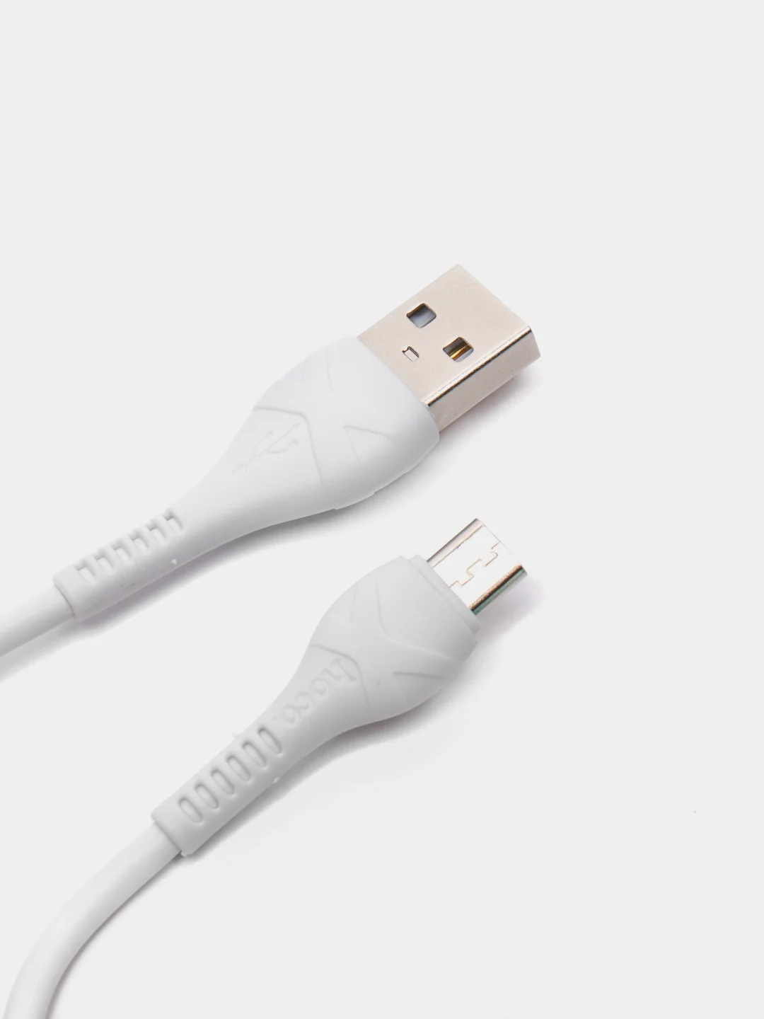 Белый сетевое зарядное устройство Hoco C12Q, Micro-USB 3.0A, 18W, 1 м