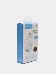 Белый сетевое зарядное устройство Hoco C12Q, Micro-USB 3.0A, 18W, 1 м