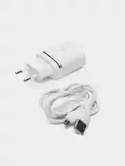 Белый сетевое зарядное устройство Hoco C12Q, Micro-USB 3.0A, 18W, 1 м