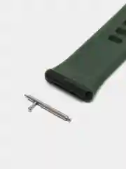 Зеленый ремешок для Huawei / Honor band 7 силиконовый для смарт часов  хонор банд