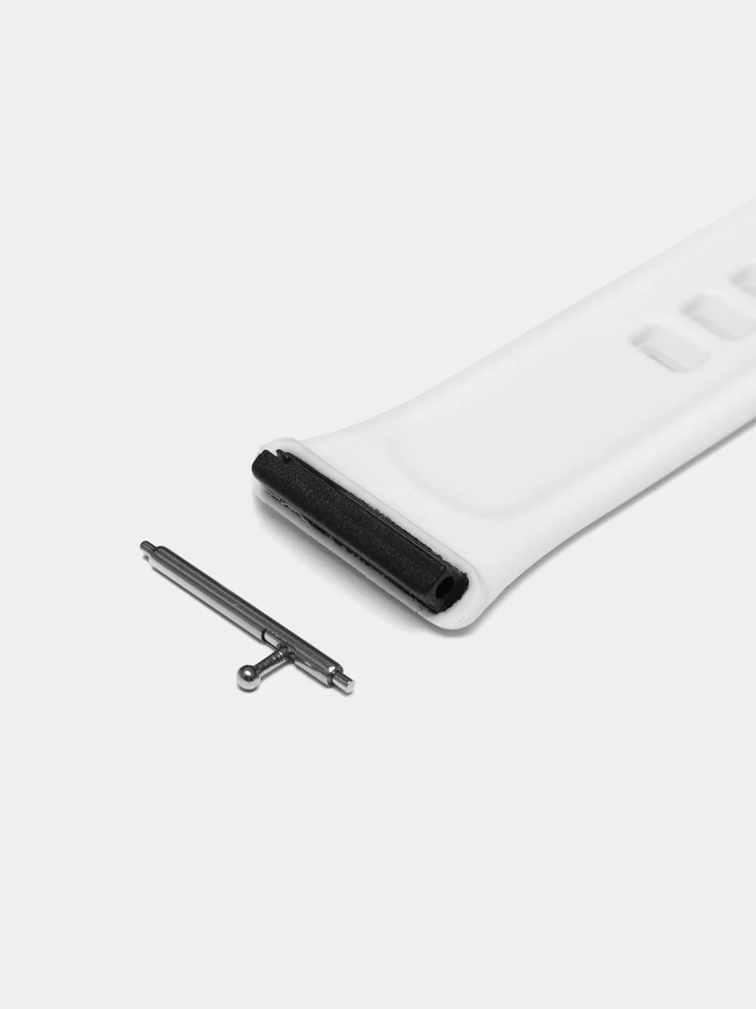 Белый ремешок для Huawei / Honor band 7 силиконовый для смарт часов  хонор банд