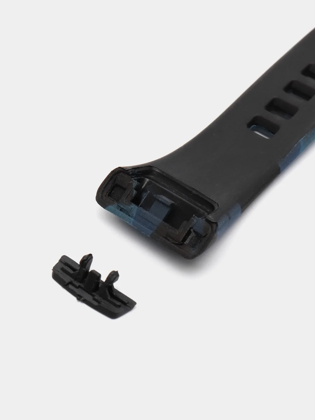 Синий силиконовый ремешок для Honor / Huawei Band 6, камуфляж, с принтом Nike Найк