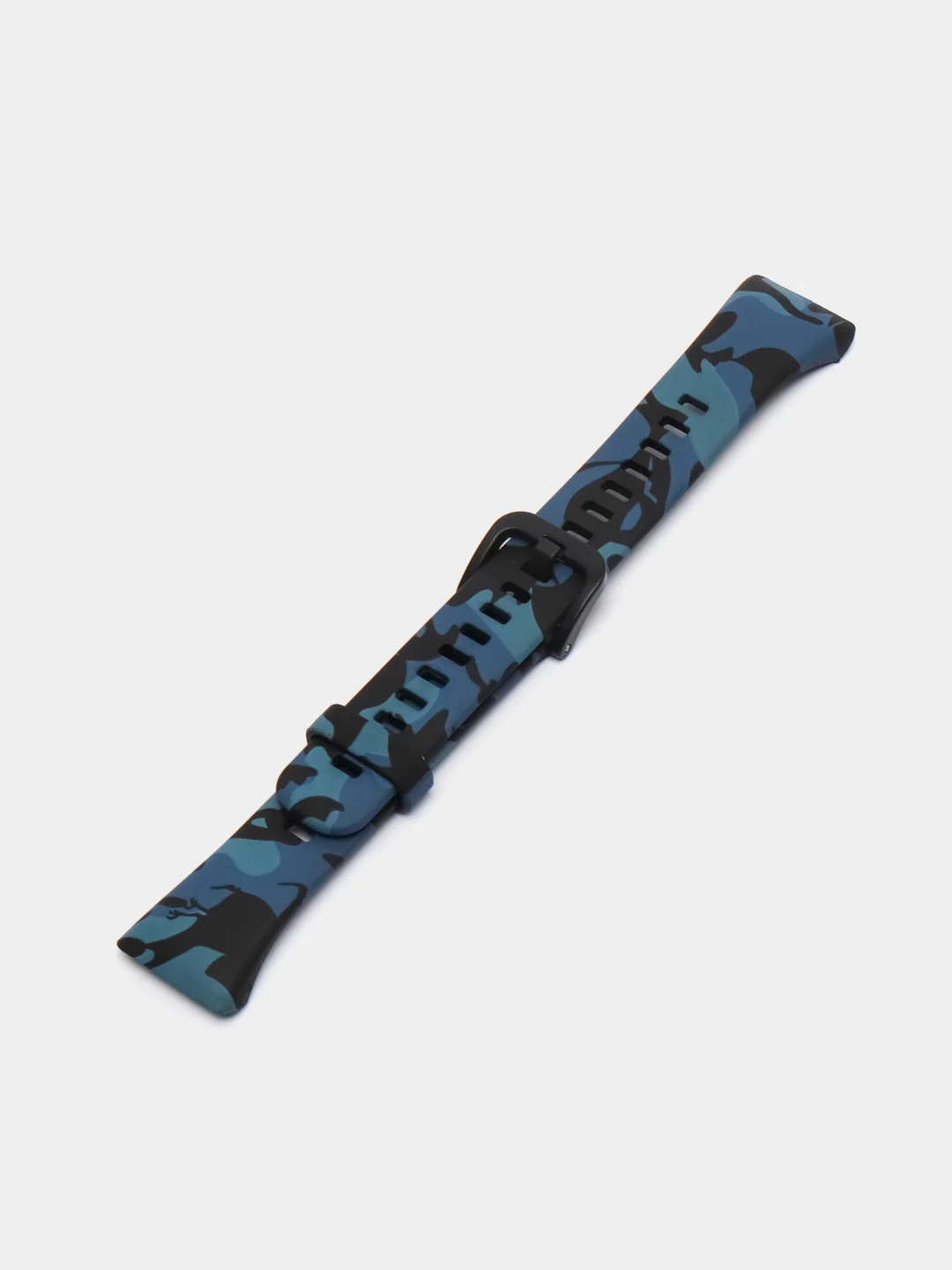 Синий силиконовый ремешок для Honor / Huawei Band 6, камуфляж, с принтом Nike Найк