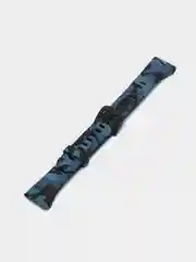 Синий силиконовый ремешок для Honor / Huawei Band 6, камуфляж, с принтом Nike Найк