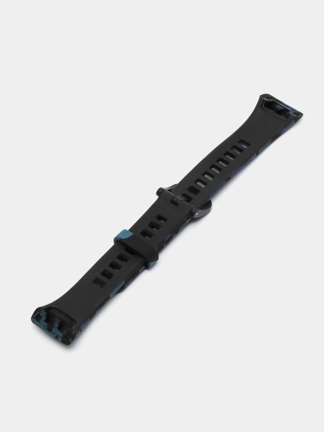 Синий силиконовый ремешок для Honor / Huawei Band 6, камуфляж, с принтом Nike Найк