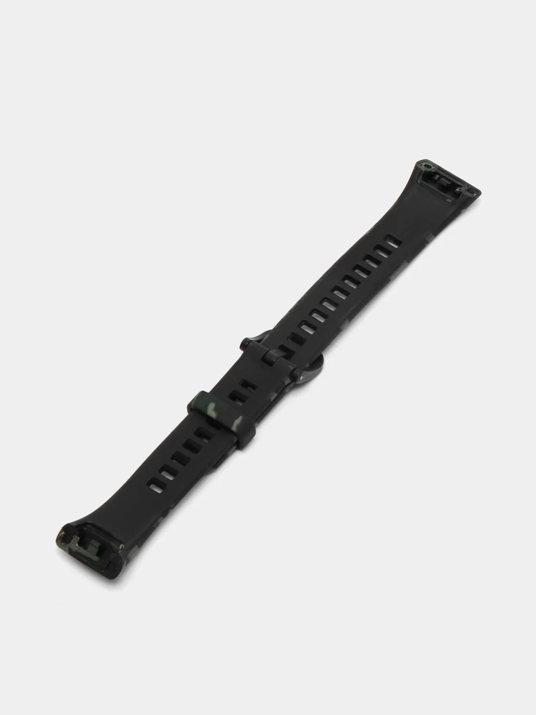 Зеленый силиконовый ремешок для Honor / Huawei Band 6, камуфляж, с принтом Nike Найк