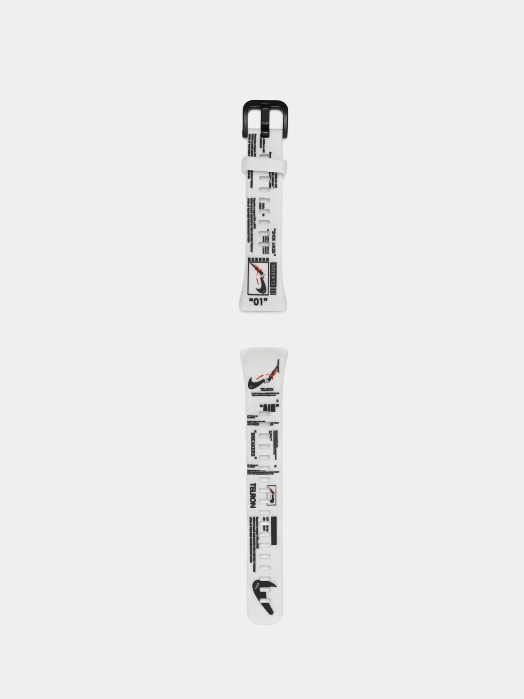 Белый силиконовый ремешок для Honor / Huawei Band 6, камуфляж, с принтом Nike Найк
