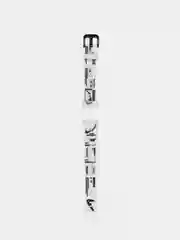 Белый силиконовый ремешок для Honor / Huawei Band 6, камуфляж, с принтом Nike Найк