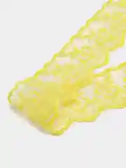 Желтый кружево капроновое