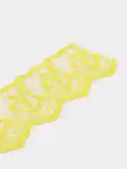 Желтый кружево капроновое