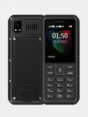 Черный мобильный телефон BQ 2454 Ray, 1800 мАч, влагозащита, ударопрочный, с камерой