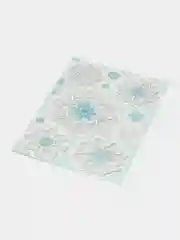 Синий новогодние наклейки на окно, декор для интерьера