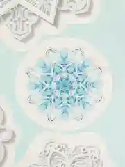 Синий новогодние наклейки на окно, декор для интерьера