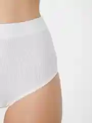 Белый женские трусы, брифы, высокая посадка, 3 размера