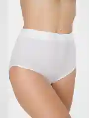 Белый женские трусы, брифы, высокая посадка, 3 размера