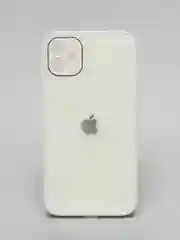 Молочный силиконовый чехол для iPhone 11, со стеклянной панелью и защитой для камеры