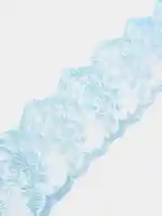 Голубой кружево капроновое