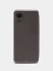 Серебряный чехол-книжка для Samsung Galaxy A03 Core