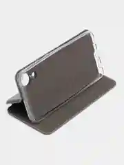Серебряный чехол-книжка для Samsung Galaxy A03 Core