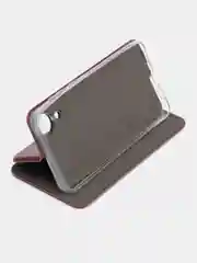 Багровый чехол-книжка для Samsung Galaxy A03 Core
