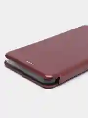 Багровый чехол-книжка для Samsung Galaxy A03 Core