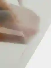 Белый наклейка для декора и интерьера "Котёнок", 3D