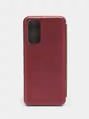 Багровый чехол-книжка Xiaomi Redmi Note 11 4G / Note 11S / Note 11 NFC ( Редми Нот 11)