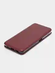 Багровый чехол-книжка Xiaomi Redmi Note 11 4G / Note 11S / Note 11 NFC ( Редми Нот 11)