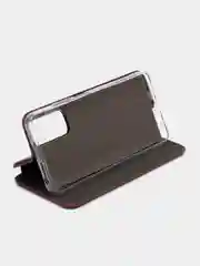 Багровый чехол-книжка Xiaomi Redmi Note 11 4G / Note 11S / Note 11 NFC ( Редми Нот 11)