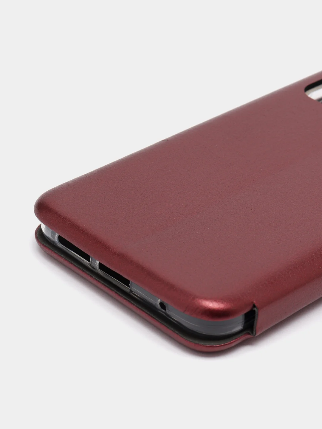Багровый чехол-книжка Xiaomi Redmi Note 11 4G / Note 11S / Note 11 NFC ( Редми Нот 11)