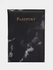 Черный обложка на паспорт