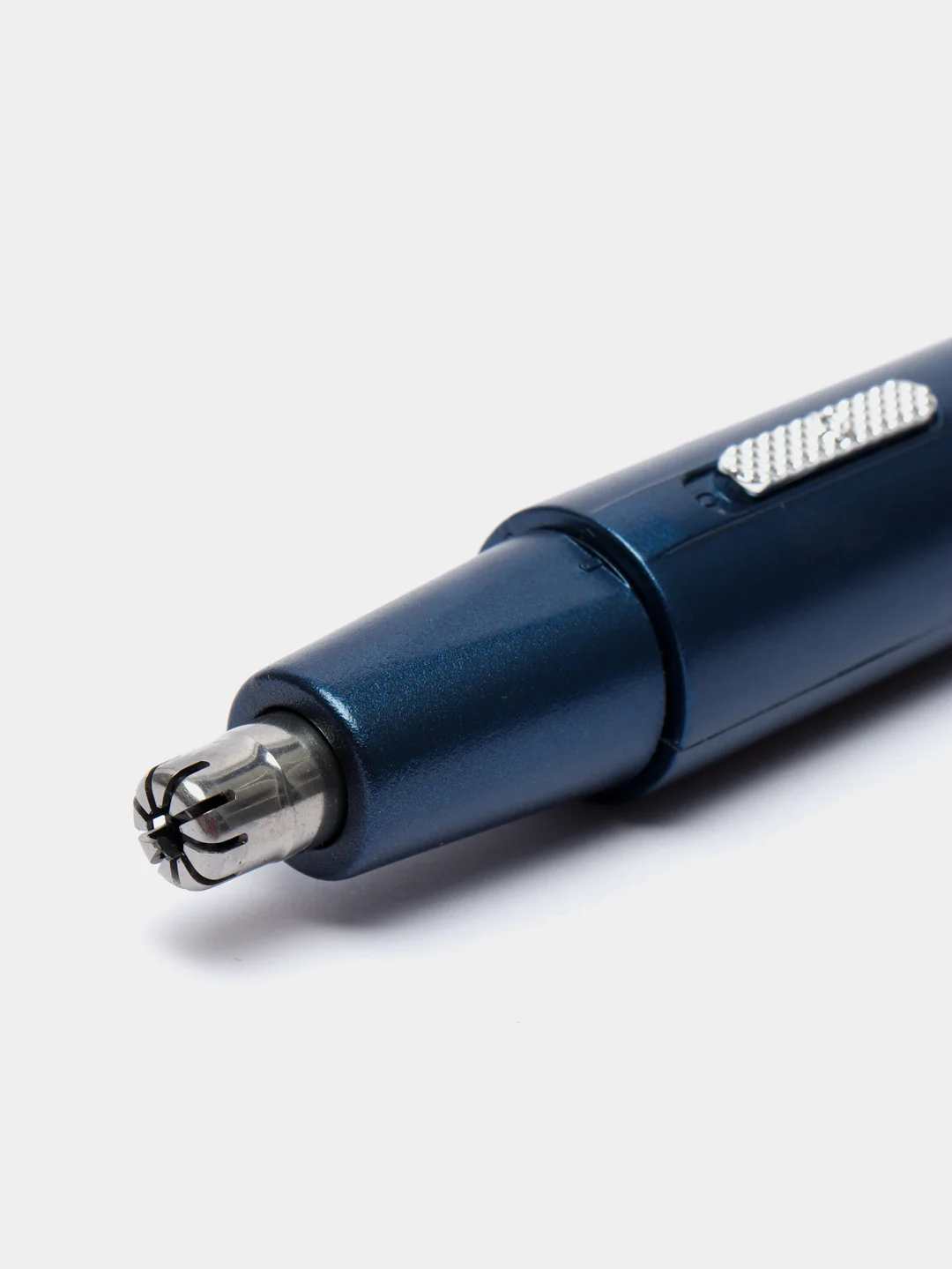 Белый триммер для носа и ушей аккумуляторный, с зарядкой micro USB, с насадками
