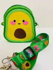 Сумочка Авокадинка зеленого цвета, 10х11х4 см