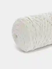 Белый шнур Caramel Baby, полиэфирный, 2 мм, 200 метров для вязания и макраме