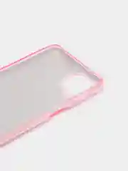 Розовый силиконовый с блестками усиленный чехол Samsung S22/S22plus/S22ultra/A12/A32