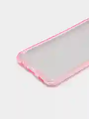 Розовый силиконовый с блестками усиленный чехол Samsung S22/S22plus/S22ultra/A12/A32
